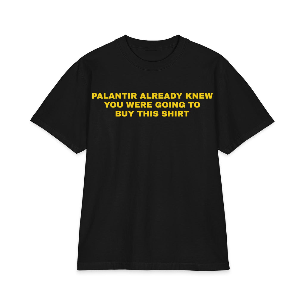 Palantir Knew